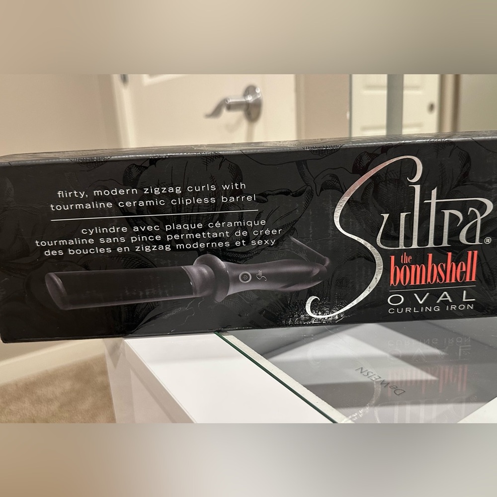 NWT SULTRA The Bombshell Oval Curling Iron